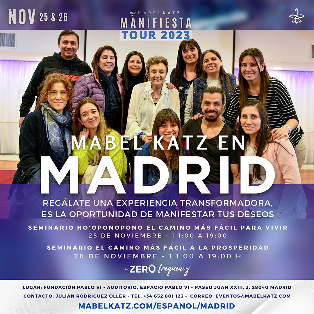 MabelKatz's tweet image. ¡Ven y manifiesta todos tus deseos en Madrid!
Tenemos una promoción por tiempo limitado. ¡No te la pierdas! Plazas limitadas.
💥 Reserva tu lugar ahora 👇
mabelkatz.com/espanol/madrid/

¡Te espero! 😉 
 
#mabelkazt #hooponopono #zerofrequency #madrid #españa