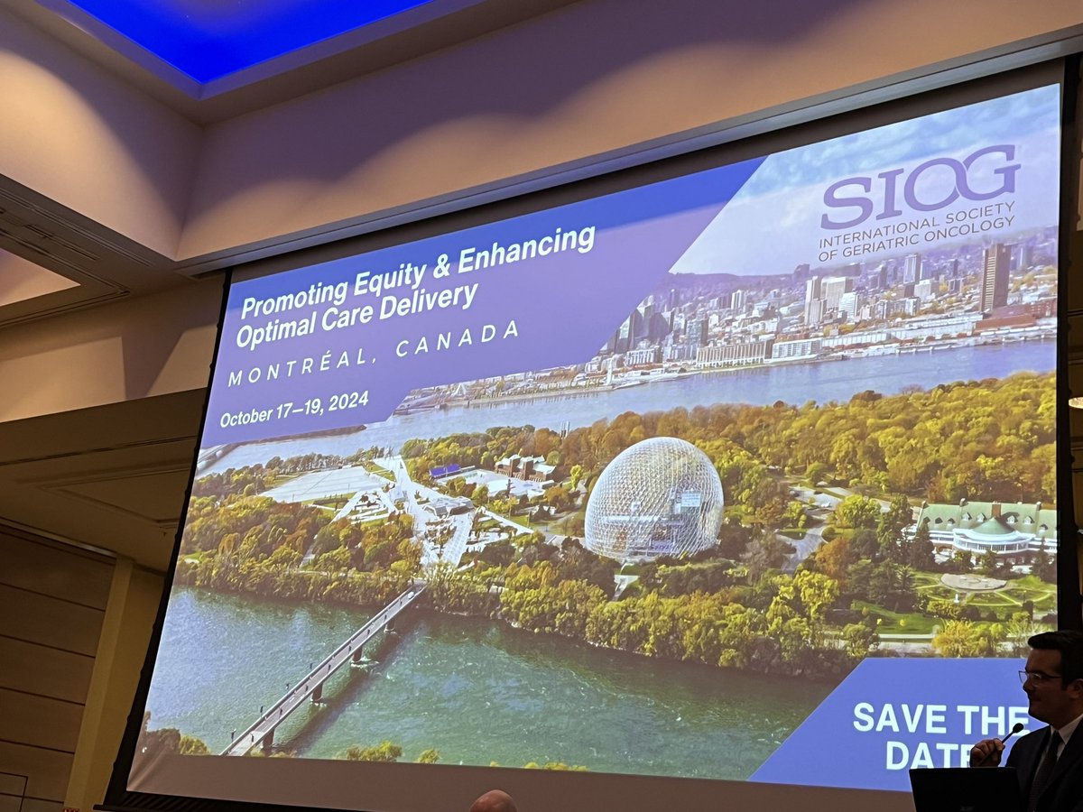 Our next #gerionc appointment for Annual @SIOGorg meeting in Montreal October 17-19 2024