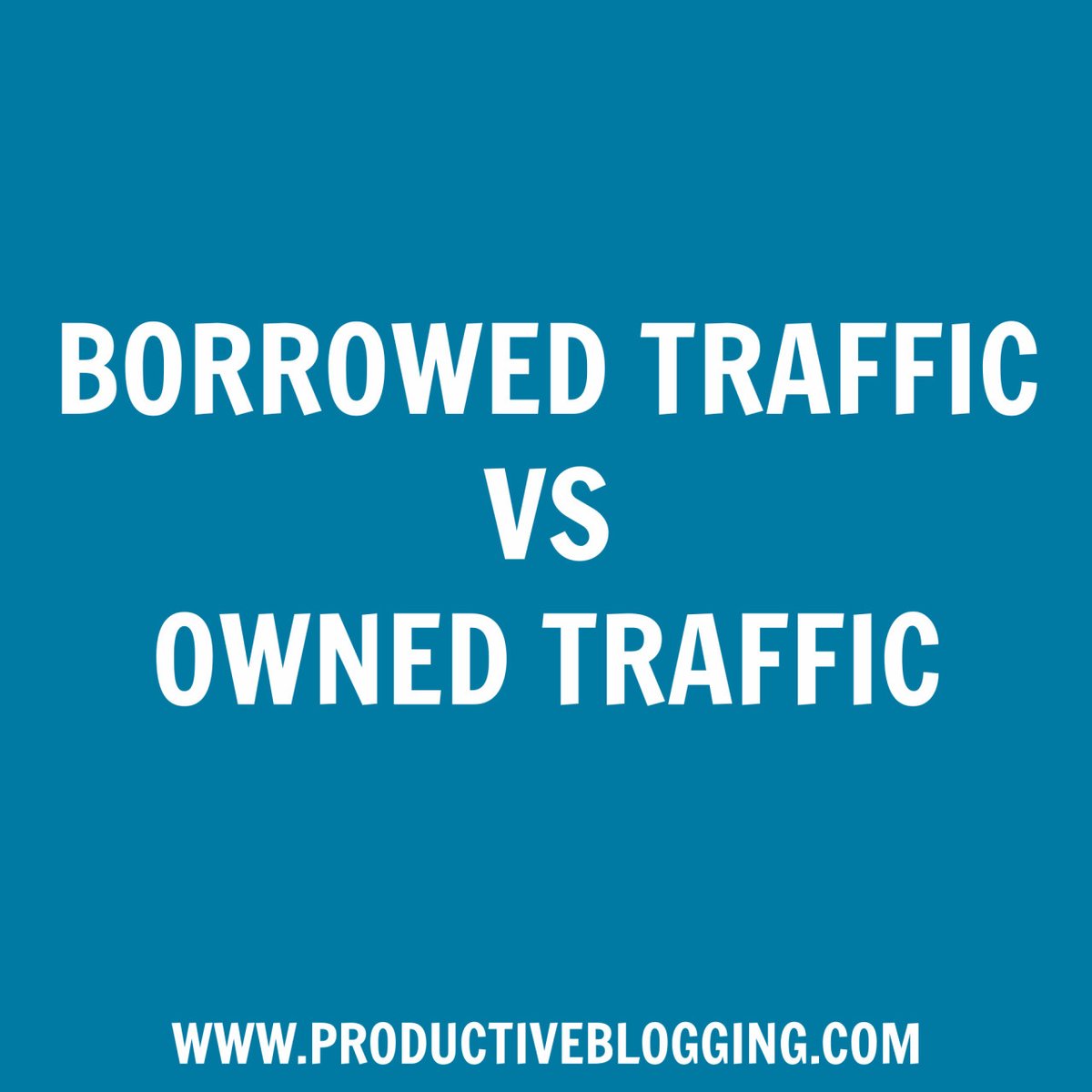 No matter where you get your traffic from, be it Google, Pinterest, social media or YouTube, the fundamental problem is that this traffic is 'borrowed' traffic. Fortunately, there's a very easy way to convert 'borrowed' traffic into 'owned' traffic >>> bit.ly/3fS0ogS