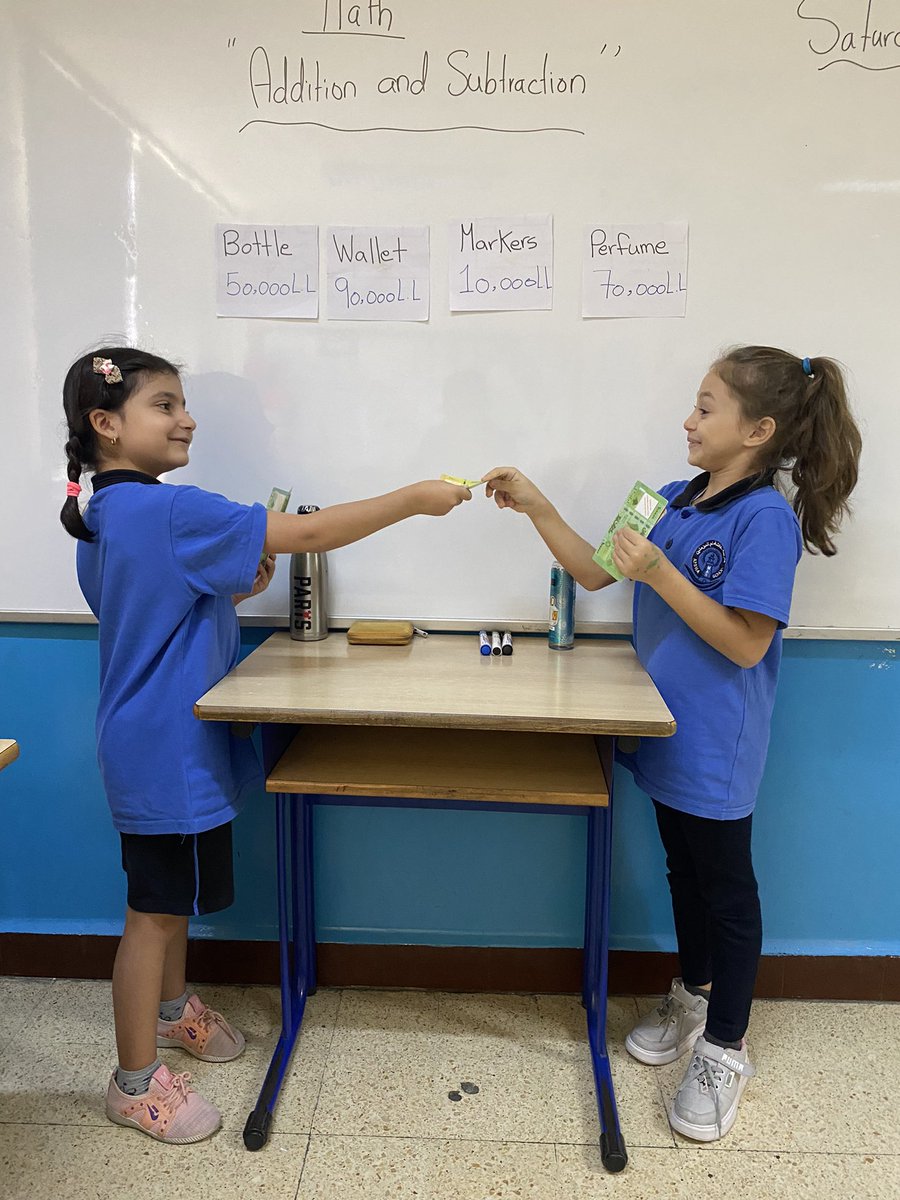 YGhobon's tweet image. Welcoming the new addition and subtraction unit, grade 3 learners opened their own store, buying items from each other. 
#MathShop #HandsOnLearning #Grade3Fun
@FawziehHn @MakAishaSchool