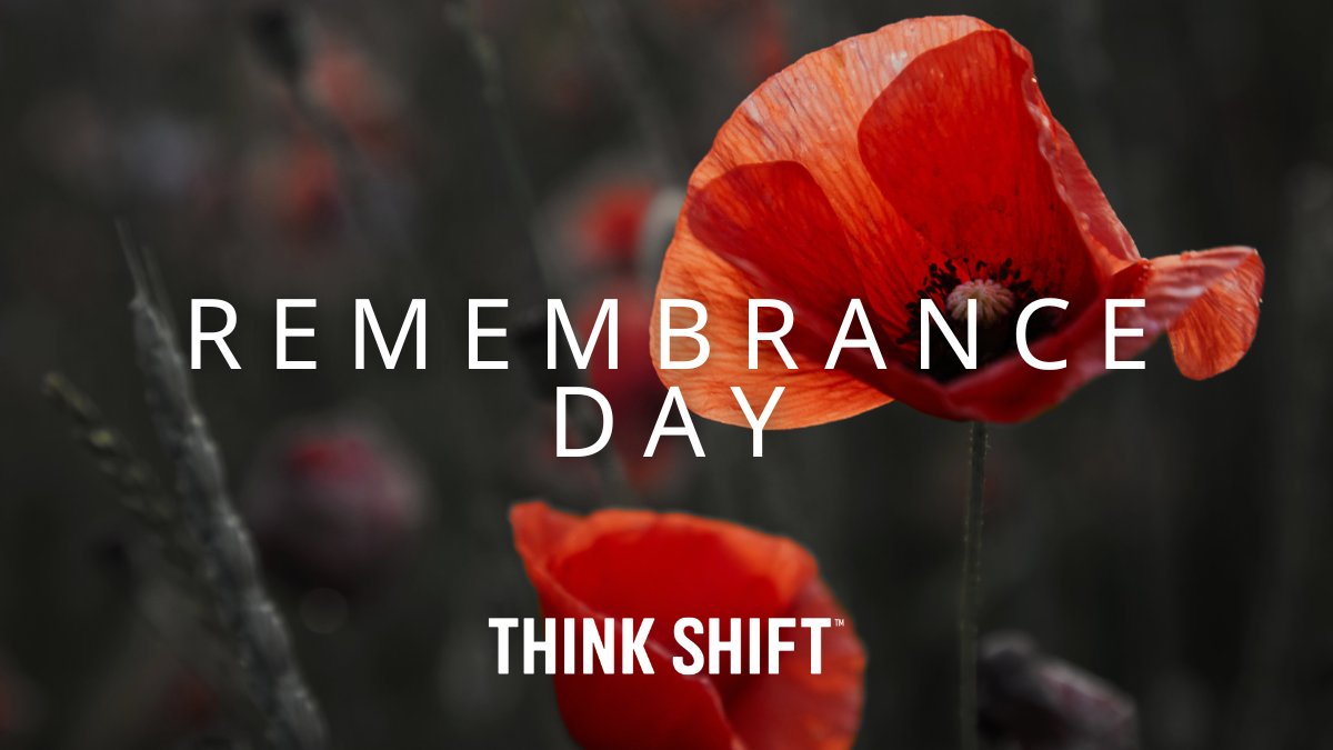ThinkShiftInc's tweet image. Today, we honor the bravery and sacrifice of those who served their country.  

We are forever indebted to their courage and selflessness. Lest we forget. 

#RemembranceDay #LestWeForget