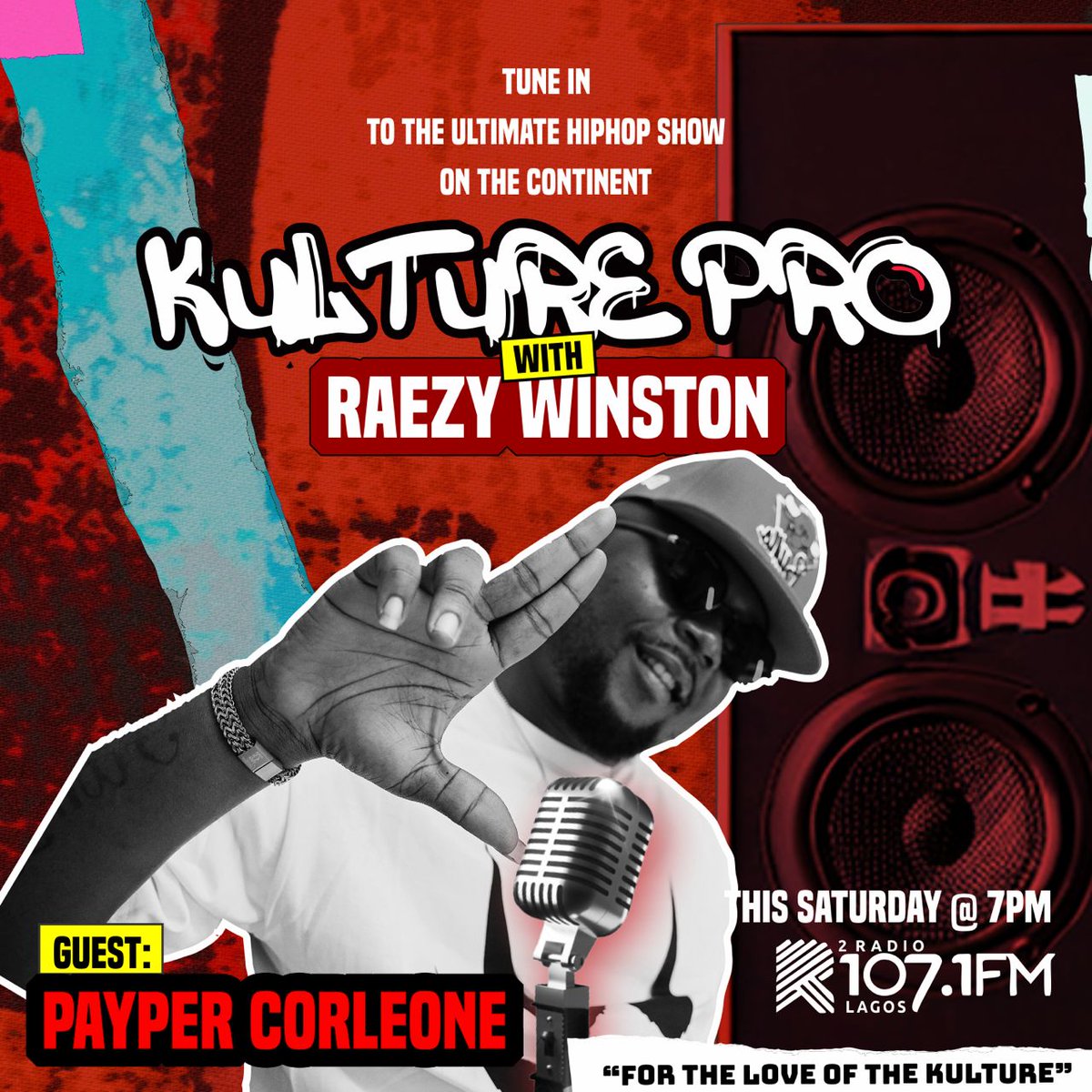 IAM_DJEQUALIZA's tweet image. @PayperCorleone up tonight on #Kulturepro W/ @RaezyWinston @r21071lagos tune in!!!! 💥💥💯