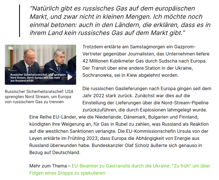 KiaraGorlo's tweet photo. @RcBechthold die berühmten "#Sanktionen"😅
https://t.co/dLsDIv36jP
"#Gas fließe über das Territorium der #Ukraine durch die Kompressorstation #Sudscha bis zum Umschlagpunkt #Baumgarten in #Österreich, woher es weiter in mehrere europäische Länder geliefert werde"
#Nordtream #Balticconnector https://t.co/pijc0wmUBo