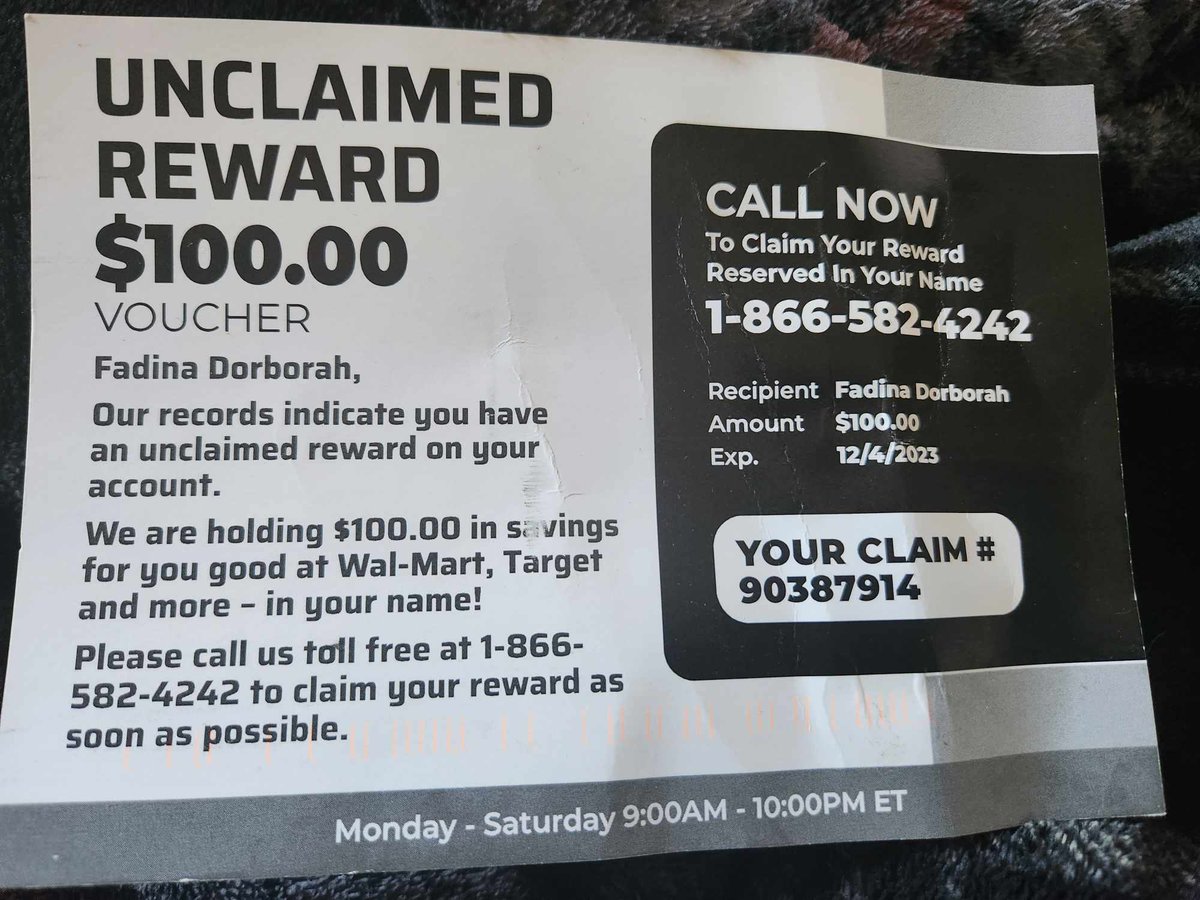 SCAM!    SCAM!    SCAM!      SCAM!     SCAM!