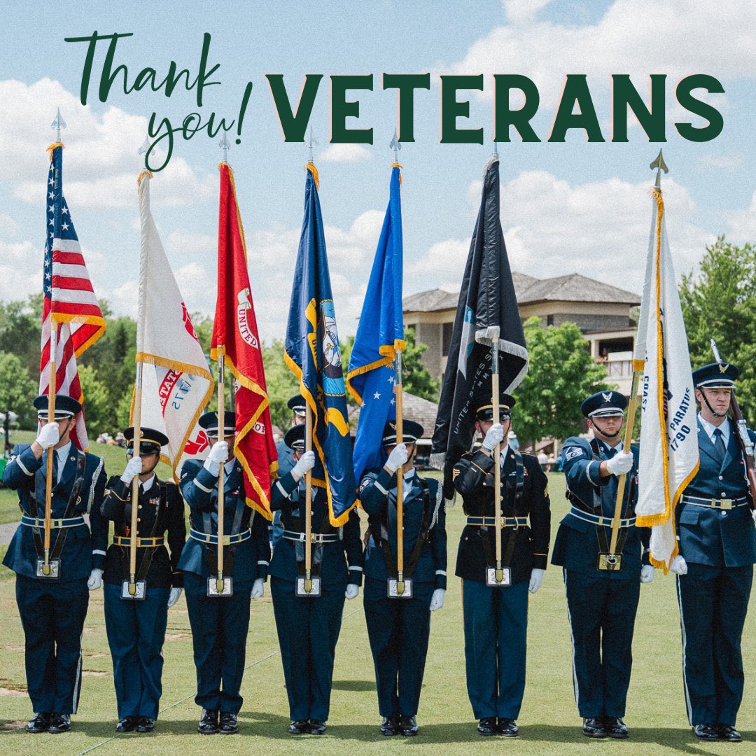 Today and every day, we want to show respect, love and honor to our veterans.
