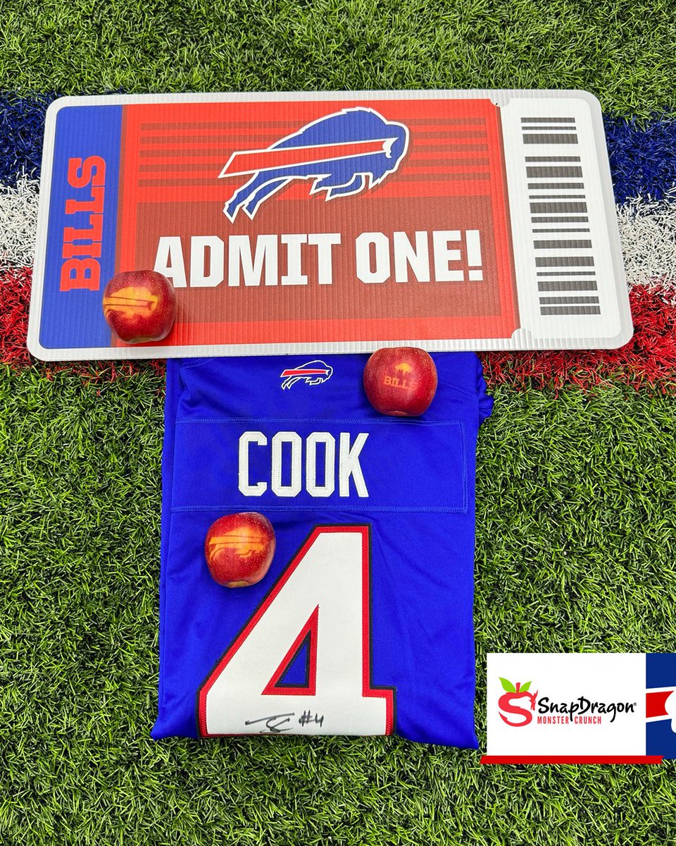 Buffalo Bills (@buffalobills) on Twitter photo 8 <a href="/SnapDragonApple/">SnapDragon Apples</a>.
2 tickets to #NYJvsBUF.
1 signed <a href="/thegreat__4/">James Cook</a> jersey.
REPOST for your chance to win!
Rules: bufbills.co/3QwtRzr 8 <a href="/SnapDragonApple/">SnapDragon Apples</a>.
2 tickets to #NYJvsBUF.
1 signed <a href="/thegreat__4/">James Cook</a> jersey.
REPOST for your chance to win!
Rules: bufbills.co/3QwtRzr