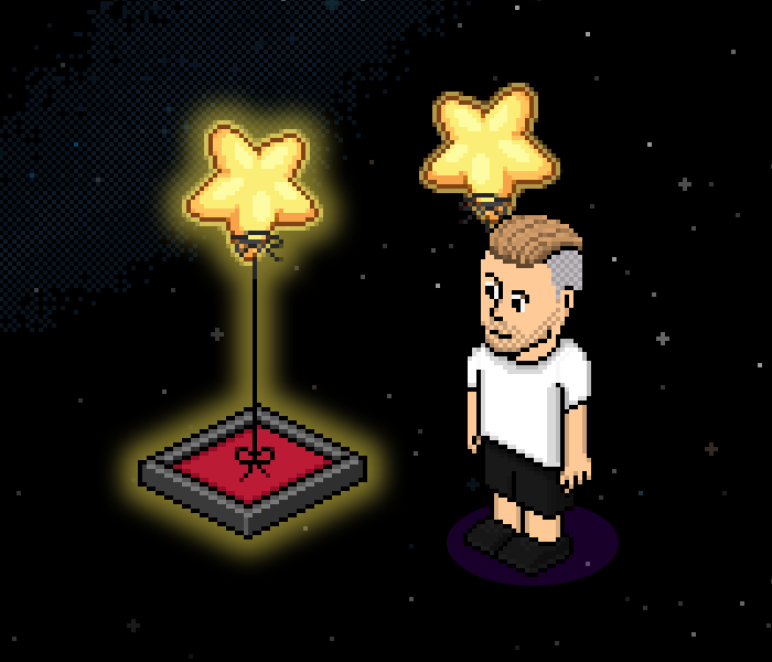 ✨ Tethered Star #Habbo Giveaway 

How to join 👇
🌟 1⃣ Follow @HabboWeb3
🌟 2⃣ Retweet and like
🌟 3⃣ Tag 3 friends

🎁  5 winners picked on 17/11

‼️ This item is not rare and will almost definitely be re-released in the future.