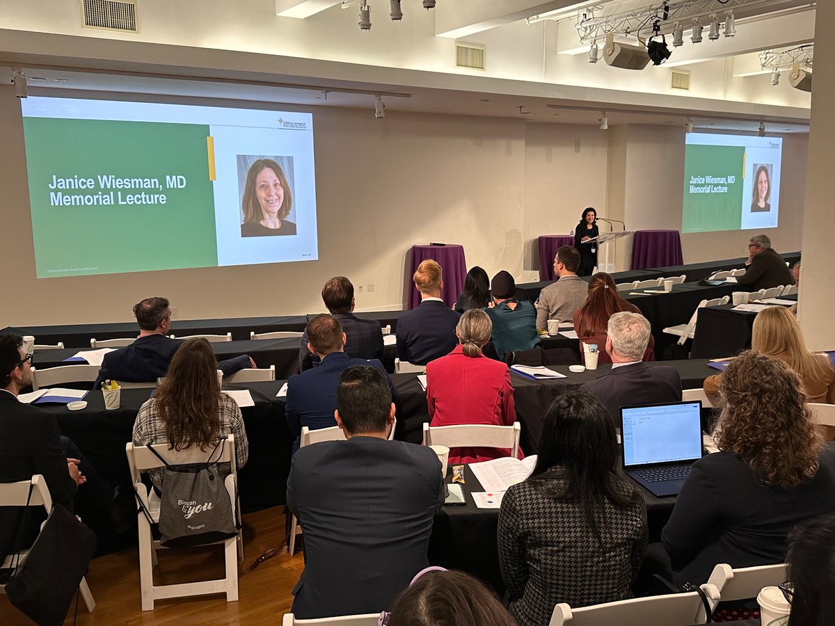 Pleasure to attend the <a href="/NYSNeuroSociety/">NY State Neurological Society</a> annual meeting with <a href="/OrlyA/">Orly Avitzur, MD, MBA</a>. Thank you for shining a light on the incredible life and advocacy work of Dr. Janice Wiseman. <a href="/AANmember/">American Academy of Neurology</a> #AANadvocacy