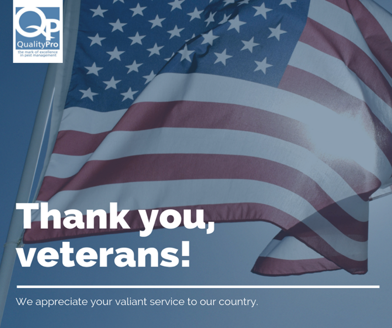 Happy Veterans Day from the QualityPro team!