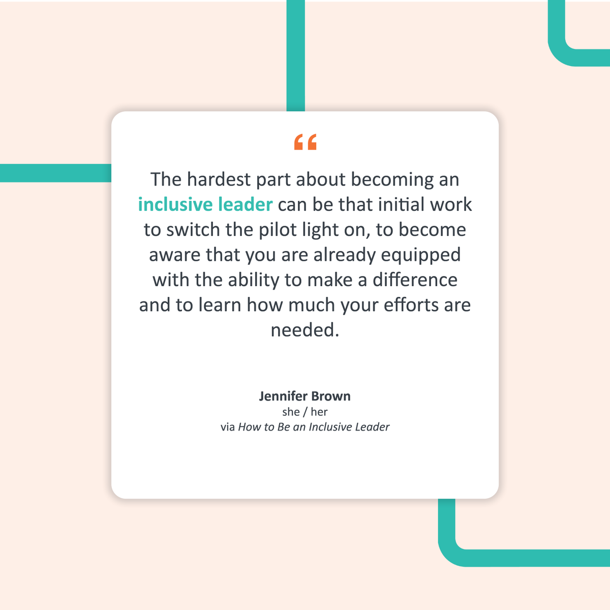 Discover your power to make a difference, and understand just how much your efforts are needed. Join the movement for a more inclusive world! Check out 'How to Be an Inclusive Leader” on Amazon: ​​hubs.ly/Q0287Cc10