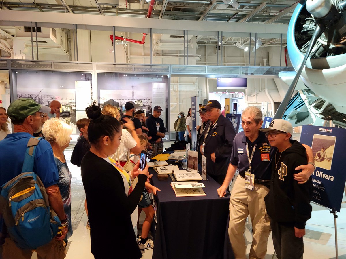 Today and every day at the Intrepid Museum we honor the brave men and women who served in our nation’s military including the 55,000 Intrepid former crewmembers. Tune into our poignant annually ceremony today at 2pm ET. Live streamed on Facebook and YouTube.