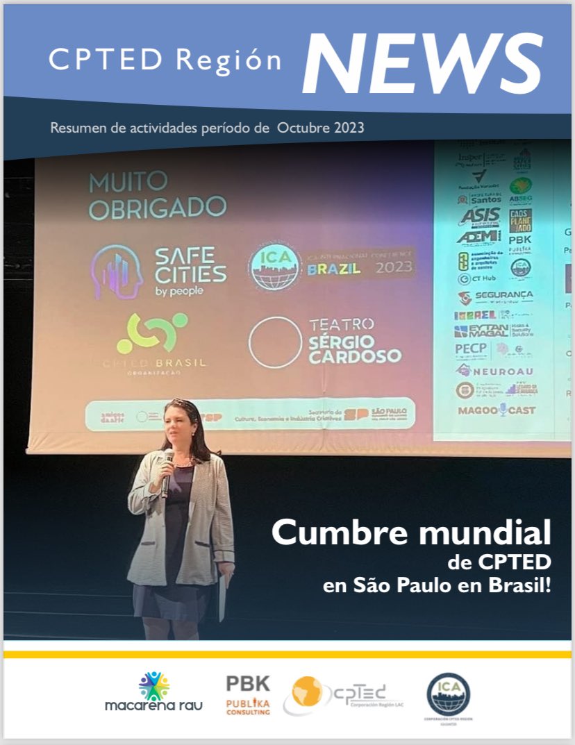 CPTED REGION LAC (@cptedl) on Twitter photo Estimada comunidad CPTED les comparto el último volumen del Newsletter de @cpted_region del mes de octubre. No te lo pierdas en este link!
dropbox.com/scl/fo/gwjavla…
<a href="/cpted_monterrey/">CPTED Monterrey</a> <a href="/CPTEDColombia/">CPTED COLOMBIA</a> <a href="/CptedC/">CPTED Chile</a> @SergioAraujoCPO <a href="/vive_org/">VICENTE A. VERA LÓPEZ. CPP</a> Estimada comunidad CPTED les comparto el último volumen del Newsletter de @cpted_region del mes de octubre. No te lo pierdas en este link!
dropbox.com/scl/fo/gwjavla…
<a href="/cpted_monterrey/">CPTED Monterrey</a> <a href="/CPTEDColombia/">CPTED COLOMBIA</a> <a href="/CptedC/">CPTED Chile</a> @SergioAraujoCPO <a href="/vive_org/">VICENTE A. VERA LÓPEZ. CPP</a>