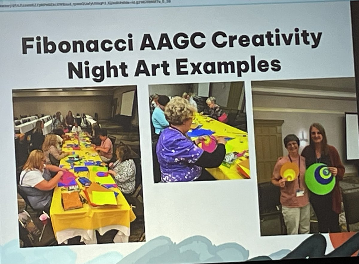 Loving the shoutout to <a href="/alabamagifted/">Alabama Gifted</a> creativity night!  #NAGC23 <a href="/ehurst_gifted/">Emily Hurst</a> <a href="/shirfarr/">Shirley Farrell</a> <a href="/_kristenlamb/">Dr. Kristen Lamb</a> <a href="/KimStep6/">Kim Stephenson</a>