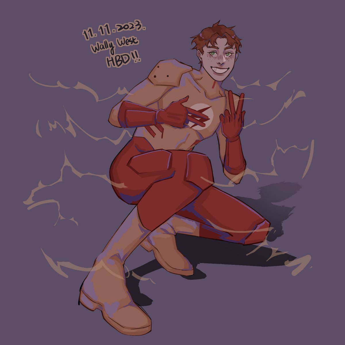 I'm late.
#WallyWest #KidFlash #YoungJustice