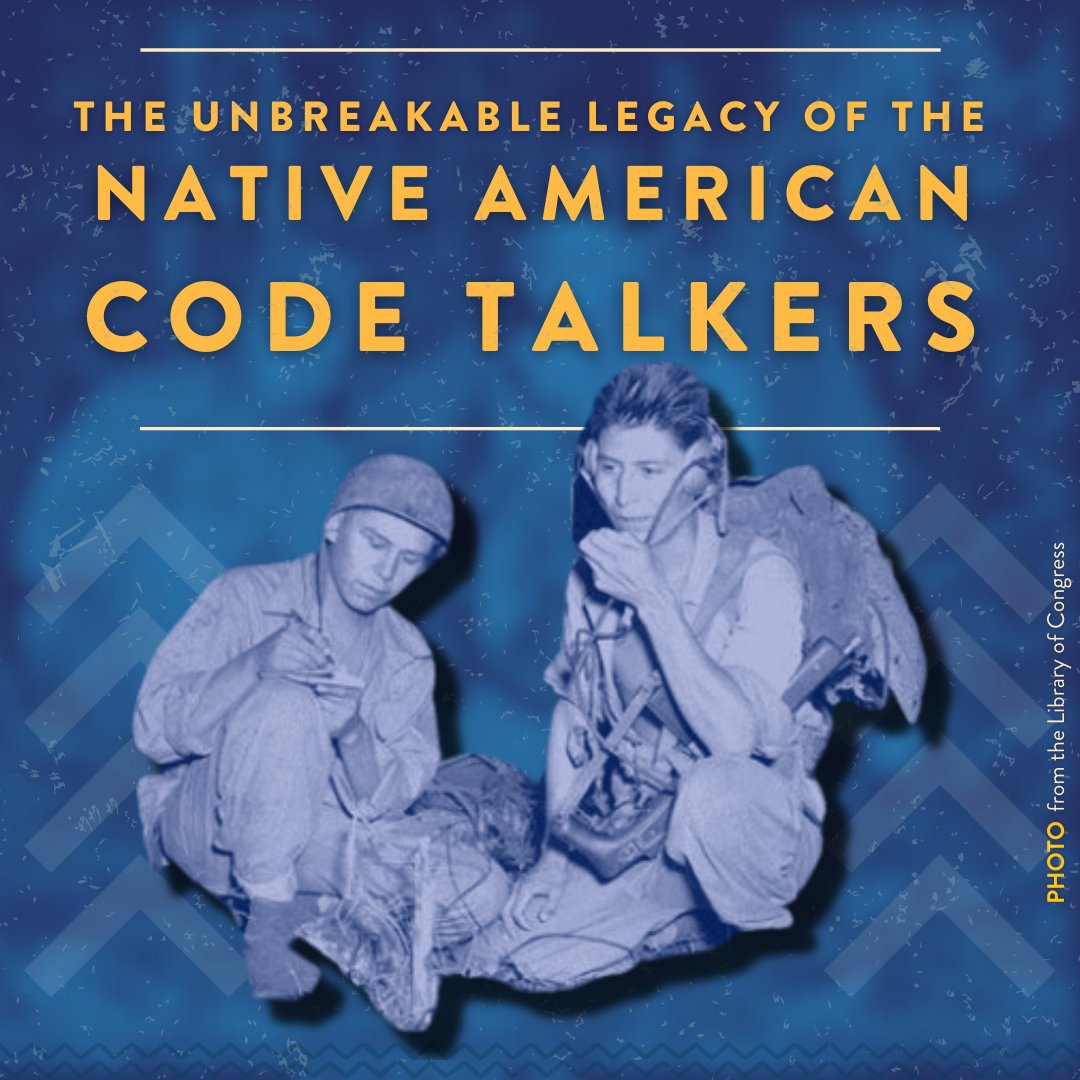 🪶This #VeteransDay, let's celebrate the legacy of Native American Code Talkers. Their unmatched bravery &amp; cultural pride shaped history, highlighting the importance of preserving Native languages – a true testament to #NativePower. 

#CodeTalkers #NativeAmericanHeritageMonth