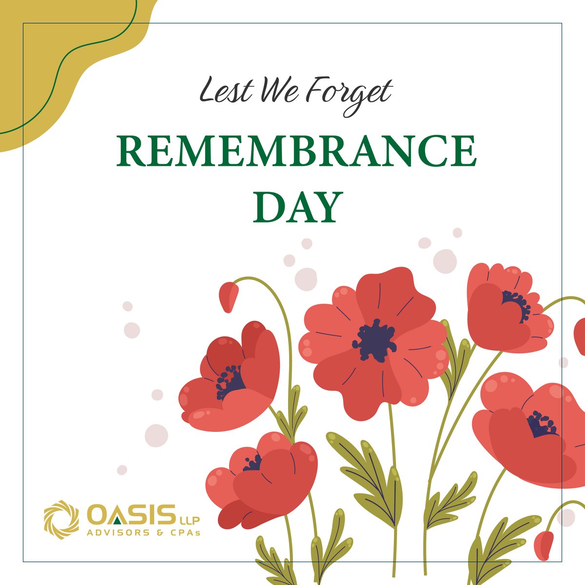 OasisLLP's tweet photo. Lest We Forget
Remembrance Day
#RememberanceDay2023 https://t.co/eWS2cScpZY