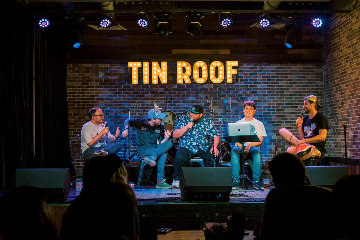 zacxwolf's tweet image. A few shots from @PodcastTheRide last night with @PageMrMorrow and @GriffLightning 

Hell of a show