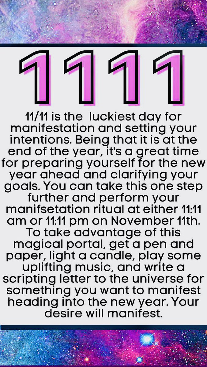 1111 is an incredibly powerful day for manifestation! Use the mystic portal on this day to set your goals and dreams with strong intention, and manifest the the life you want into being ✨ #1111manifestation #1111portal #angelnumber #magic #createthelifeyouwant