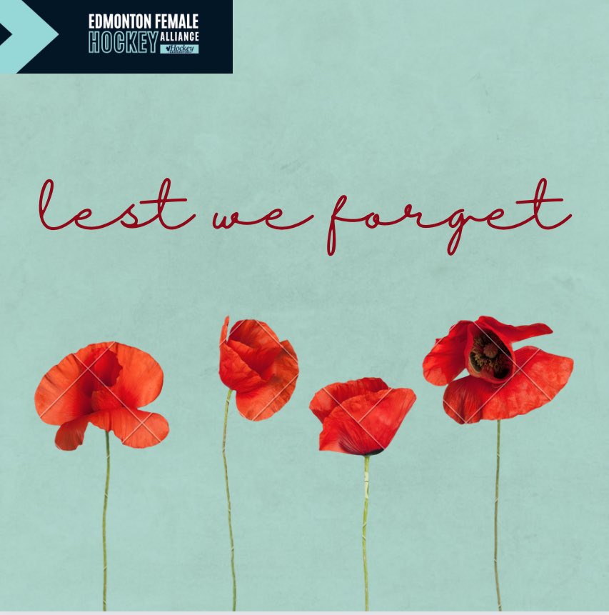 Today we remember those who served and are in current service. Thank you🙏

<a href="/playhockeyedm/">Hockey Edmonton</a> <a href="/OfficialEFHA/">Edmonton Female Hockey Alliance</a> #weareefha #efharoar #CanadaRemembers #RemembranceDay2023 #RememberingHeroes #remberanceday