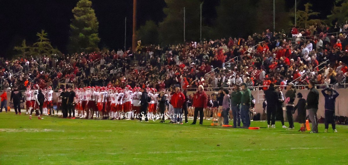 thesangerscene's tweet image. SHS Apache fans showed up at playoff game vs Clovis East. #ApachePride