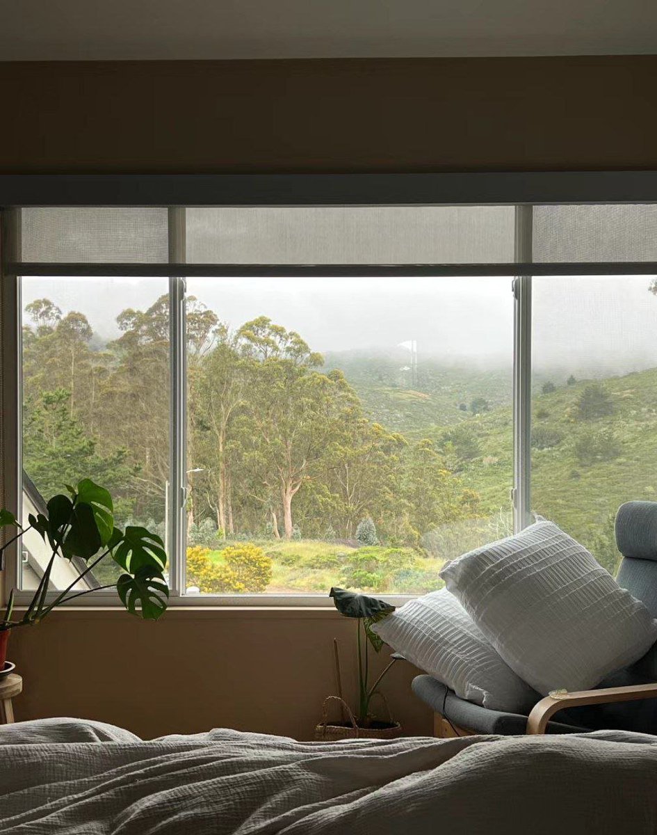 CosmoBhidec's tweet image. Without the harsh light of the sun and noisy sounds, enjoy the tranquility of the morning in my room~