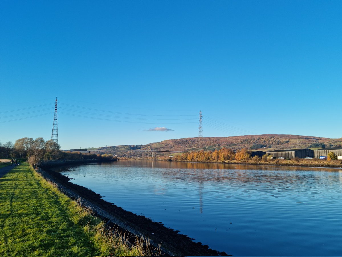 Beautiful day, River Clyde at Erskine