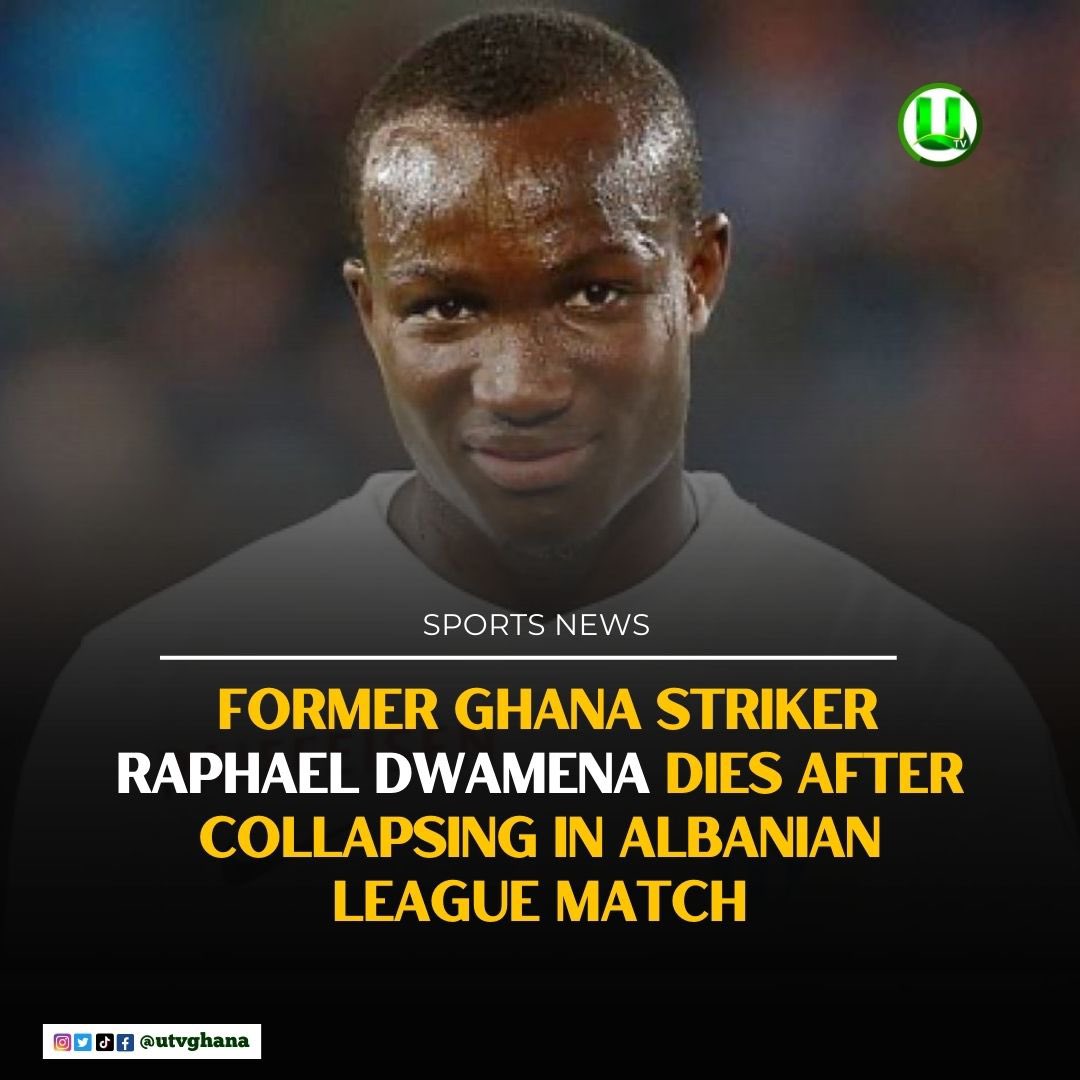 Ghanaian player Dwamena dies after collapsing in Albanian league