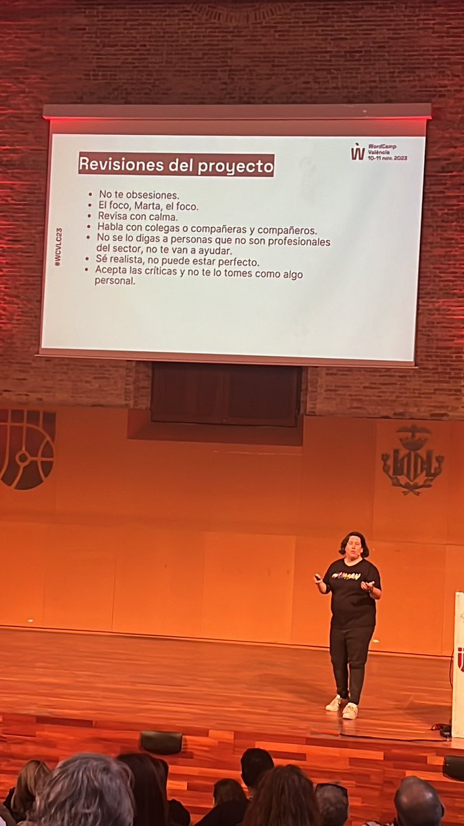 Revisiones de tu proyecto online…ante todo piensa que “mejor hecho que PERFECTO” #WCVLC23