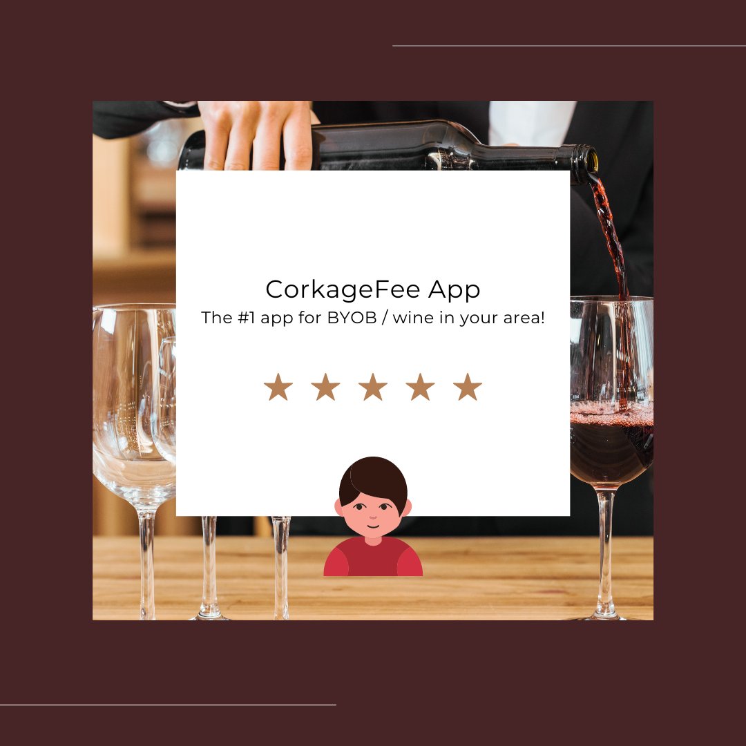 CorkageFee's tweet photo. Did you know?? #CorkageFee is the #1 app for #BYOB - check it out if you haven't already! What are waiting for? 🍷🍇😍 https://t.co/D5SYNTq0gD