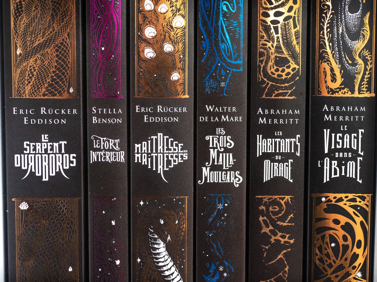 ECallidor's tweet photo. 2021 fut l'occasion d'une renaissance pour "L'âge d'or de la fantasy". Collection consacrée aux précurseurs du genre (écrivains d'un autre âge longtemps dans l'ombre de Tolkien), elle se pare désormais de dorures, d'illustrations intérieures et d'un appareil critique documenté. https://t.co/QSXQSHDfWJ