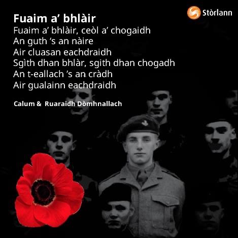 Là a' Chuimhneachaidh - #RemembranceSunday