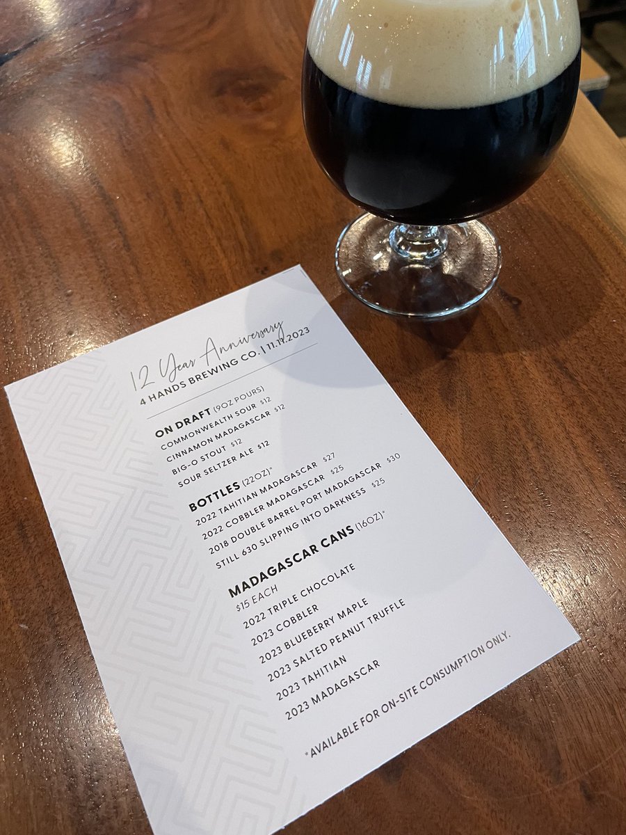 4 Hands Brewing Company tweet media