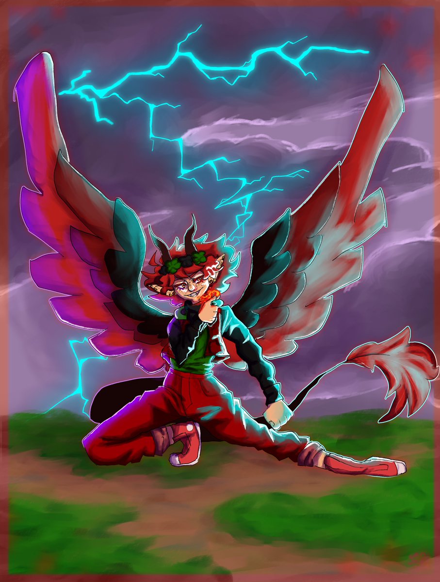 Finny2Tired's tweet photo. Artists will fr say "Here's some of my recent stuff, I'm super proud of it!" and there's almost always a random sketch with a different art style in it.

#art #artist #ArtistOnTwitter #digitalartwork https://t.co/XddHDsvOmv