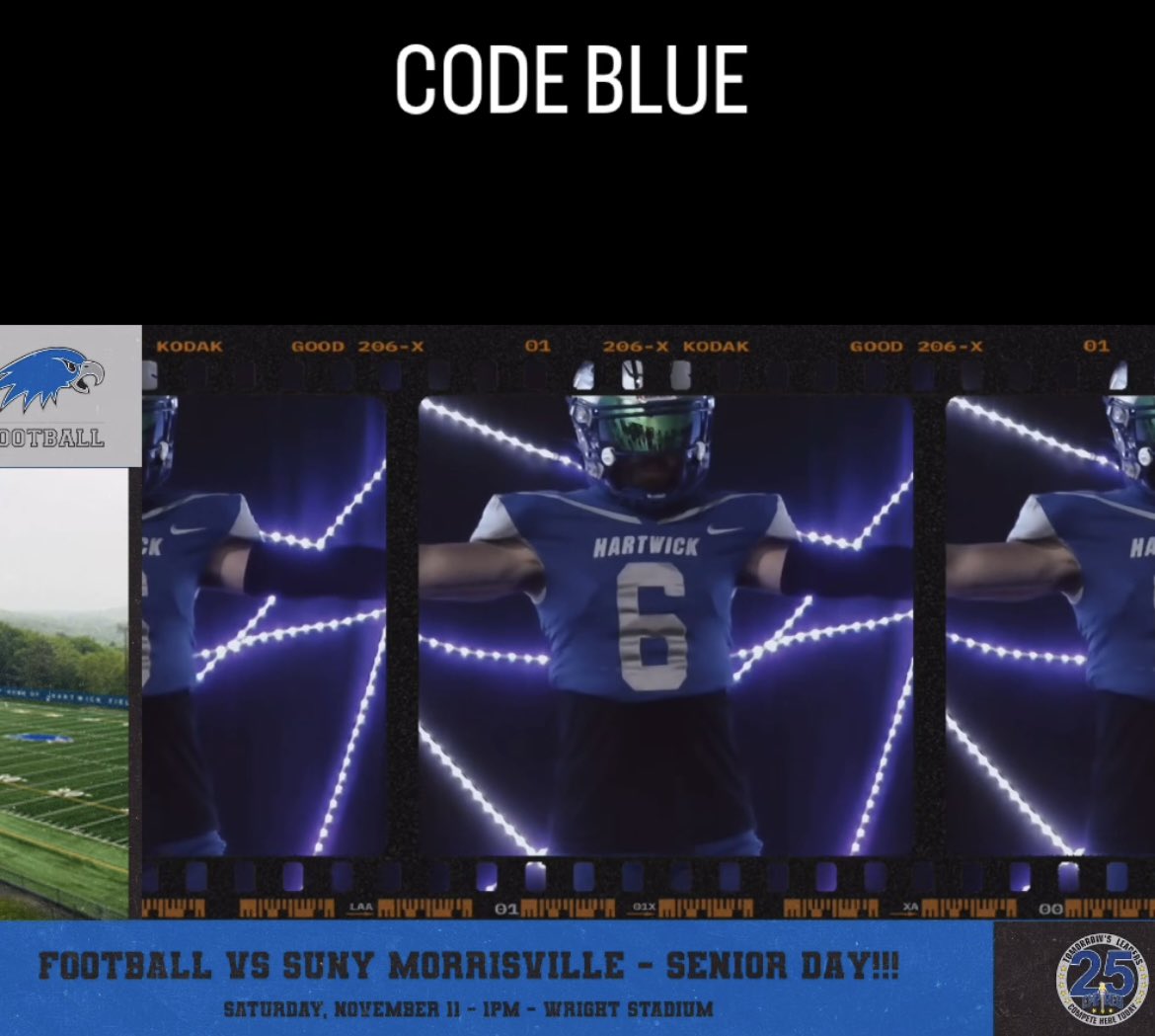 Code Blue🏈Senior Day🏈