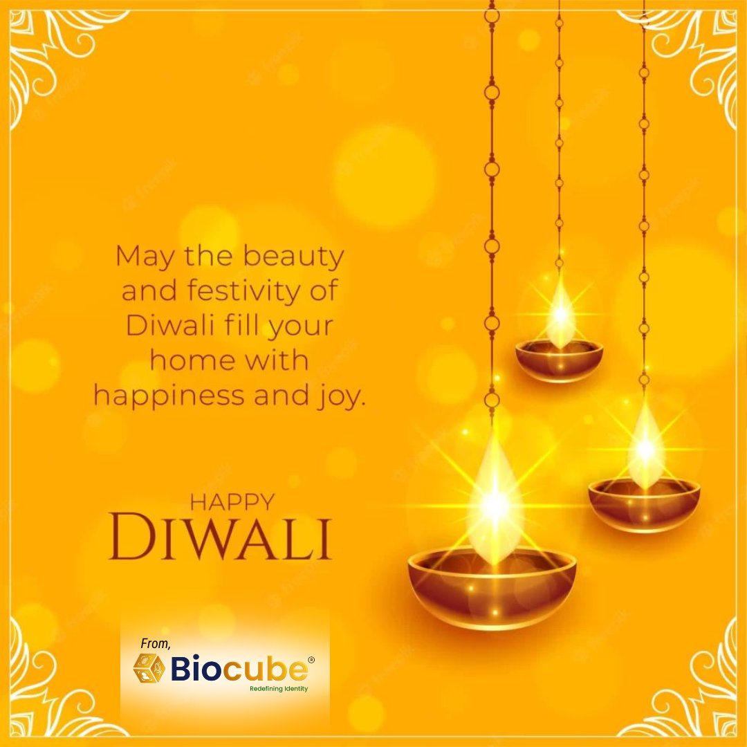 BioQube_AI's tweet image. Wishing you all the Festival of Lights filled with joy, prosperity, and moments of togetherness! ✨🪔 #HappyDiwali from all of us at @Biocube_AI. May this celebration illuminate your path with #success &amp;amp; #happiness. 
#FestivalOfLights #diwali2023 #DiwaliCelebration #festivevibes