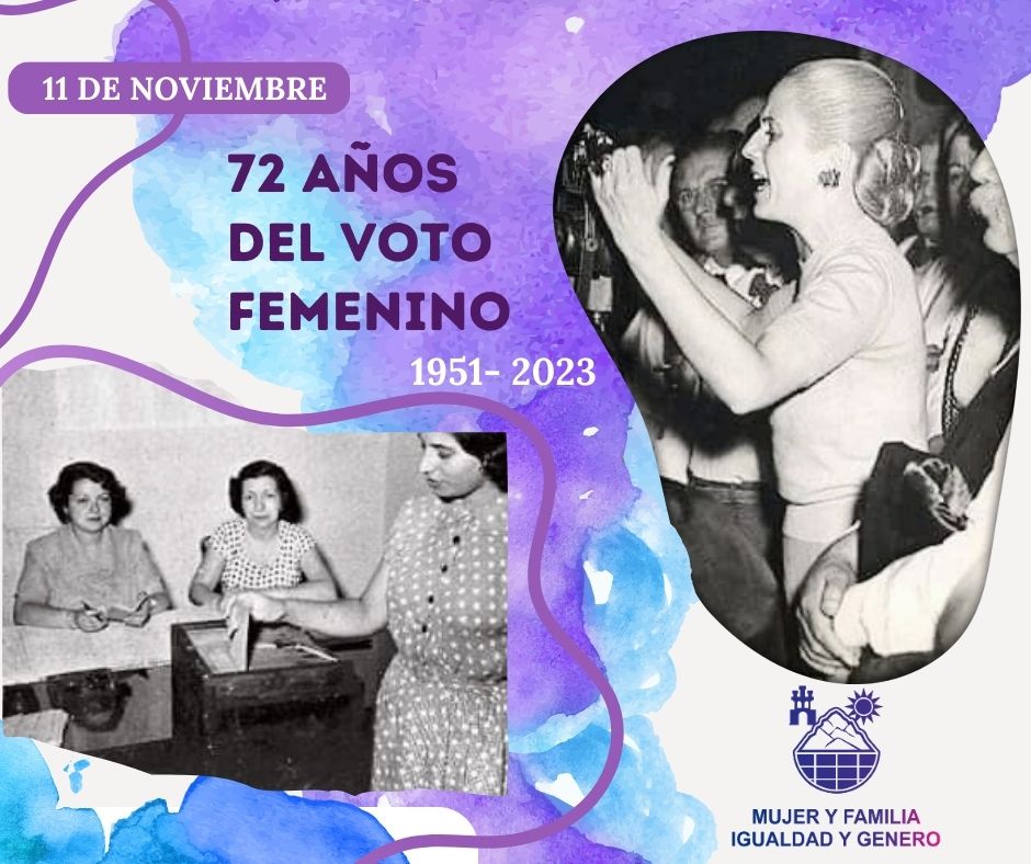 ChilecitoMfgi's tweet photo. 🟣A 72 años del voto femenino e igualitario reflexionamos sobre la importancia de defender los derechos conquistados y los procesos democráticos
🟣Una gran conquista que se logró con el enorme impulso político de Evita y la lucha del movimiento de sufragistas
#VotoFemenino https://t.co/ILm8vEGlQH