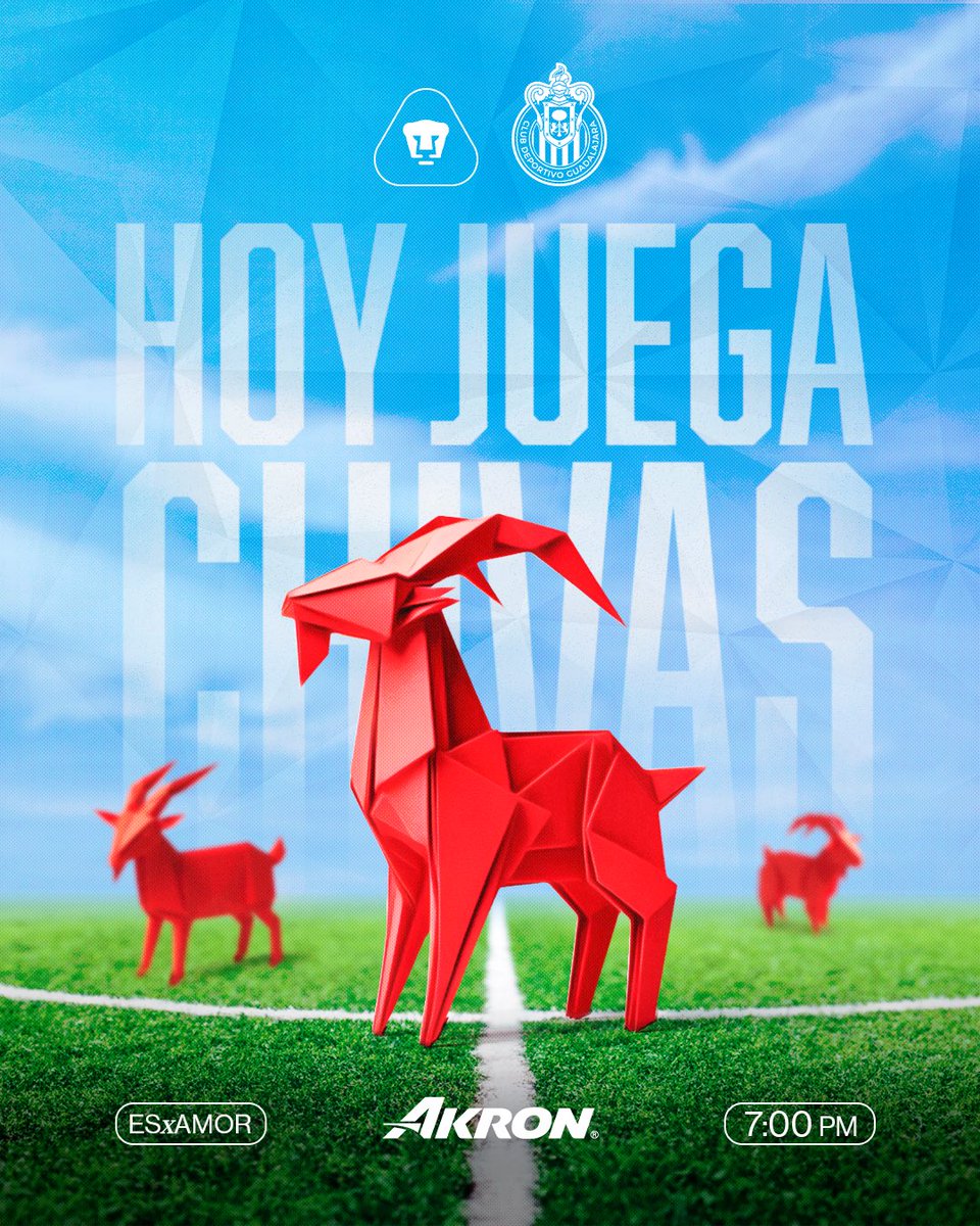 Chivas's tweet photo. 🔴⚪️ ¡HOY SE JUEGA EN LA #CAPITALROJIBLANCA! ¡HOY JUEGA EL MÁS QUERIDO Y POPULAR! ¡HOY JUEGA EL GUADALAJARA! ⚪️🔴

Cerremos la fase regular con los 3 puntos, Rebaño 💪

#EsPorChivas 🐐 https://t.co/cQqPMQDhFj
