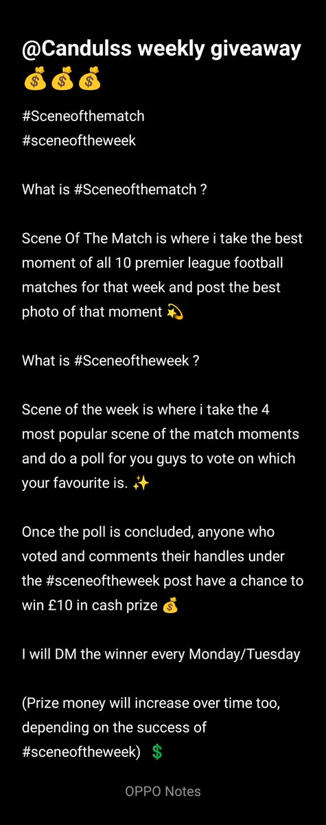 Introducing #sceneofthematch and #sceneoftheweek! 💙

Weekly Giveaways to you guys 💙
(Rules 2nd image)