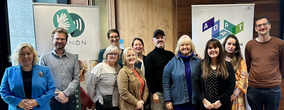 leesonl's tweet image. What a wonderful day we’ve had at the @TLRHub with @SignONEU colleagues including Davy &amp;amp; Frankie from @EUD_Brussels &amp;amp; Aoife from @AdaptCentre for our final public round table on Sign Language Machine Translation, presenting what we’ve done &amp;amp; taking community views.