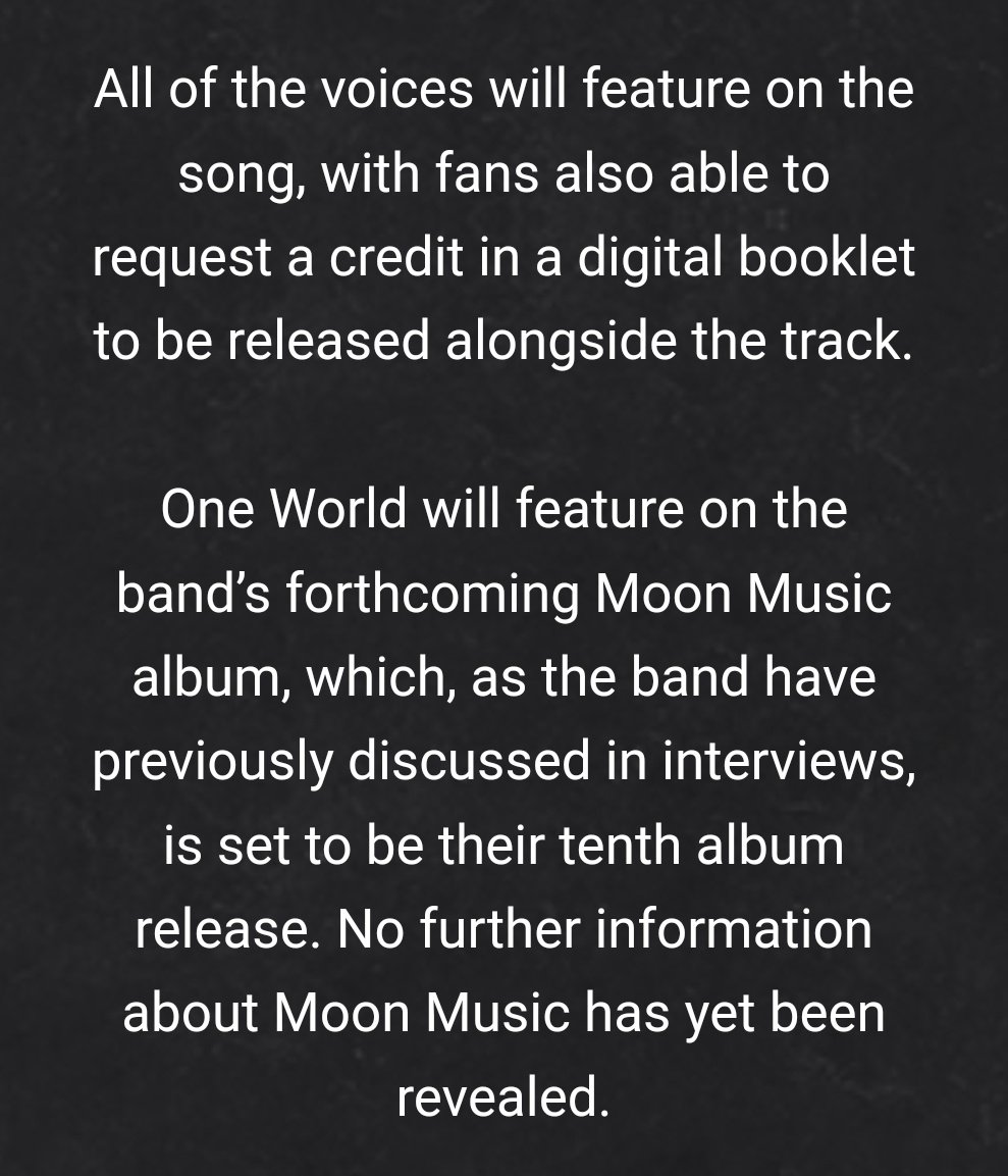 humanheart___'s tweet photo. "All of the voices will feature on the song" https://t.co/R58ceourTO