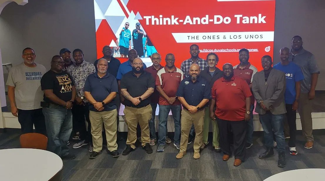 We had a phenomenal time at today's Think and Do Thank.  Appreciate all the men of Los UNOS and The ONES who came out today.

#TheOnesJax #LosUnos #TeamDuval #JPEF #YouAreNotAlone
