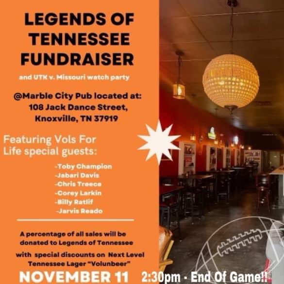 G_Watt73's tweet photo. Todays the day!!!!  🏈🍊🏈🍊🏈

Come out and help support an amazing foundation, meet some VFL’s, and hangout and watch the game!!  👊🏻👊🏻

#GBO #VFL #tennesseefootball #volunteers #legendsoftennessee https://t.co/tkrCogj2c6