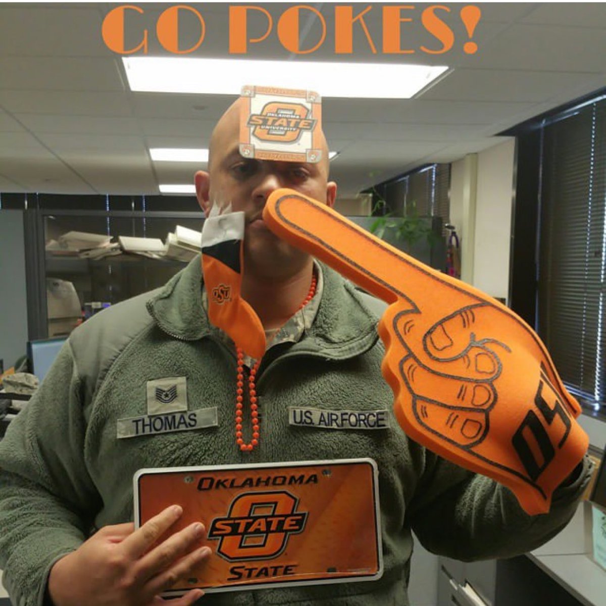 LesGoPokes's tweet photo. Game Dayyy!!! Before I started serving Cowboy Nation as The Hype Man, service was always in my DNA! I had the honor of serving our Great Nation, and as you can see, I’ve always been a LITTLE extra and a COWBOY! 😉 🙌🏽🧡🇺🇸 Too all Veterans and families, thank you! 💙 #AirForce https://t.co/dJpT4fijRC