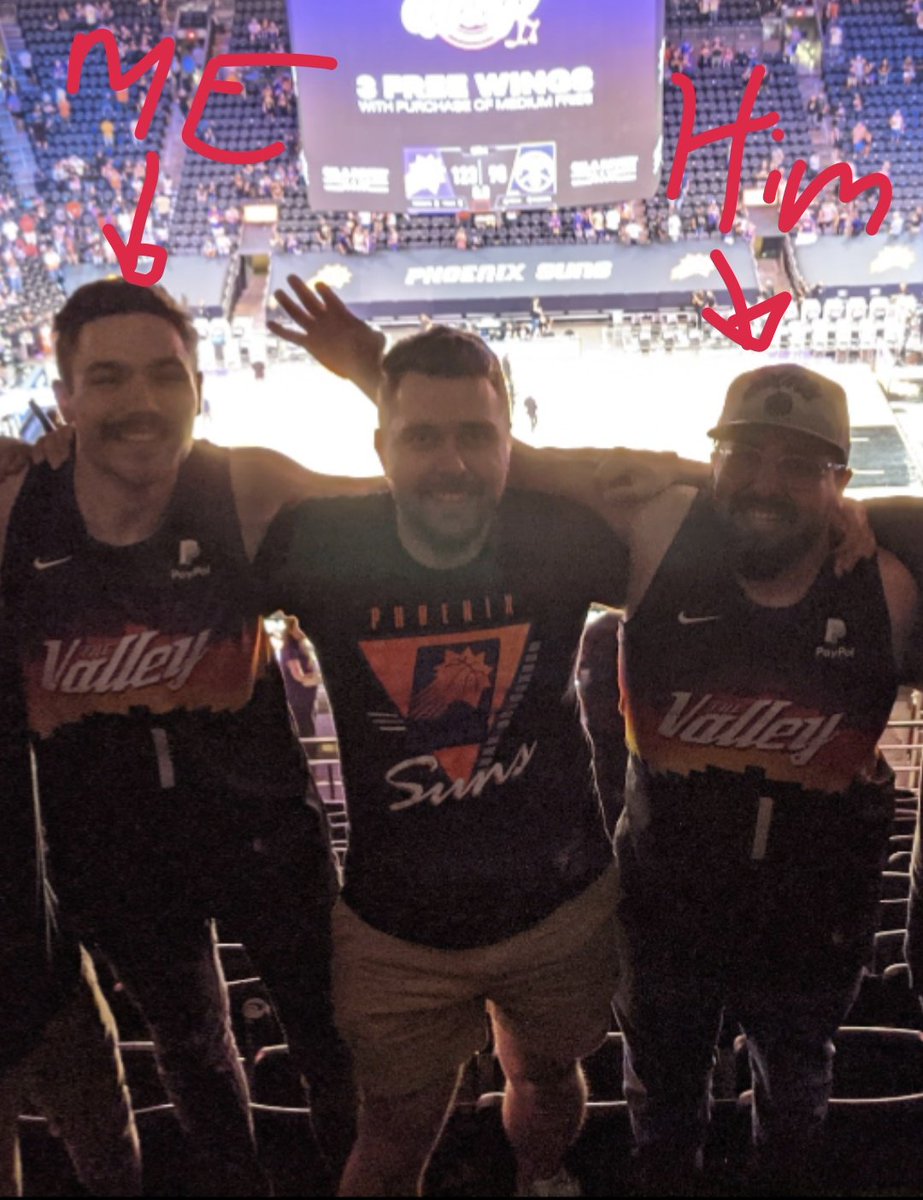 dfranceaz's tweet photo. @Mishbia15 @Suns I would take my good friend @AlanLozano612, we love all of our teams here in the valley especially our Suns. https://t.co/eRuc3OXwgJ