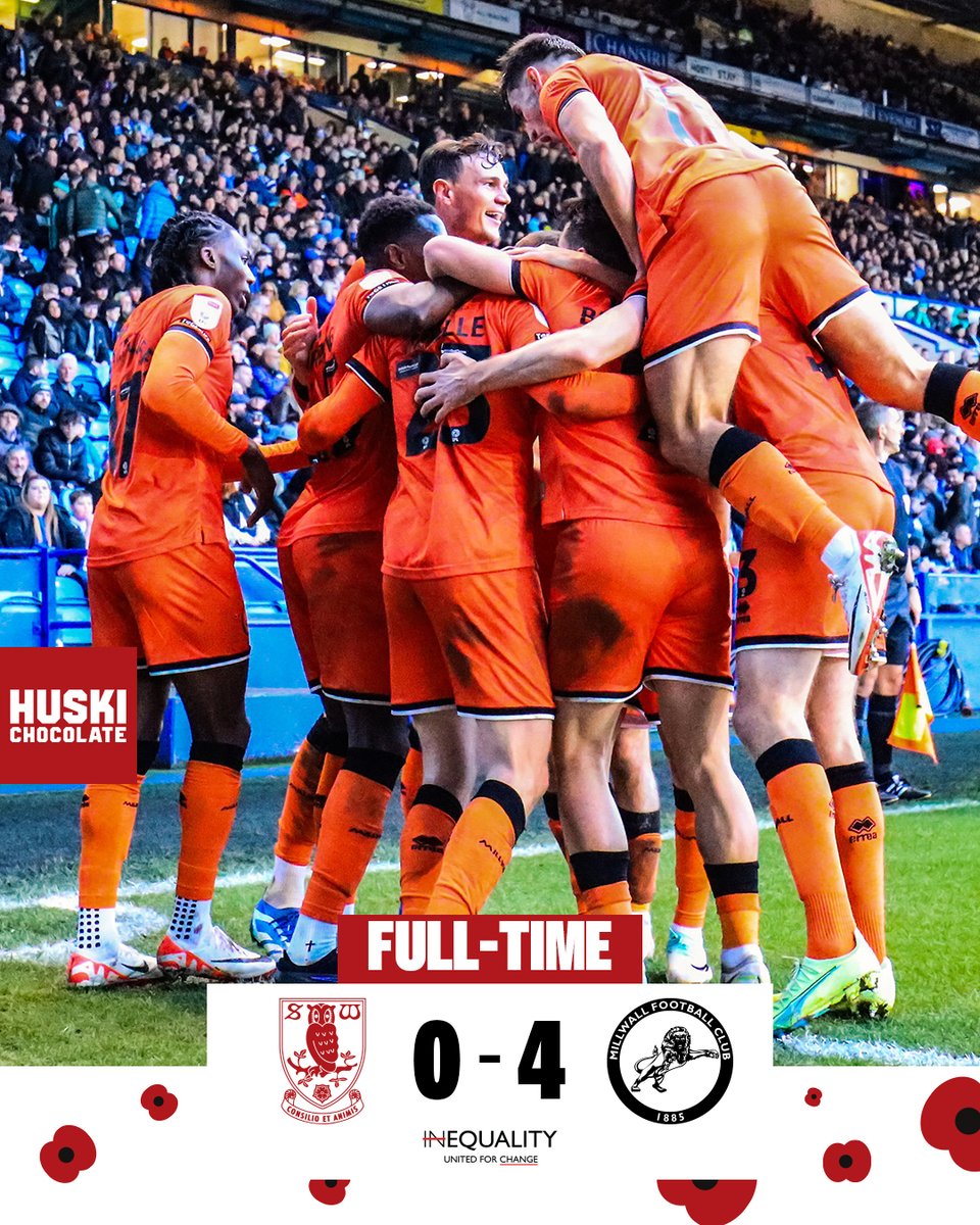 MillwallFC's tweet image. 🪄 #Millwall magic in Sheffield.