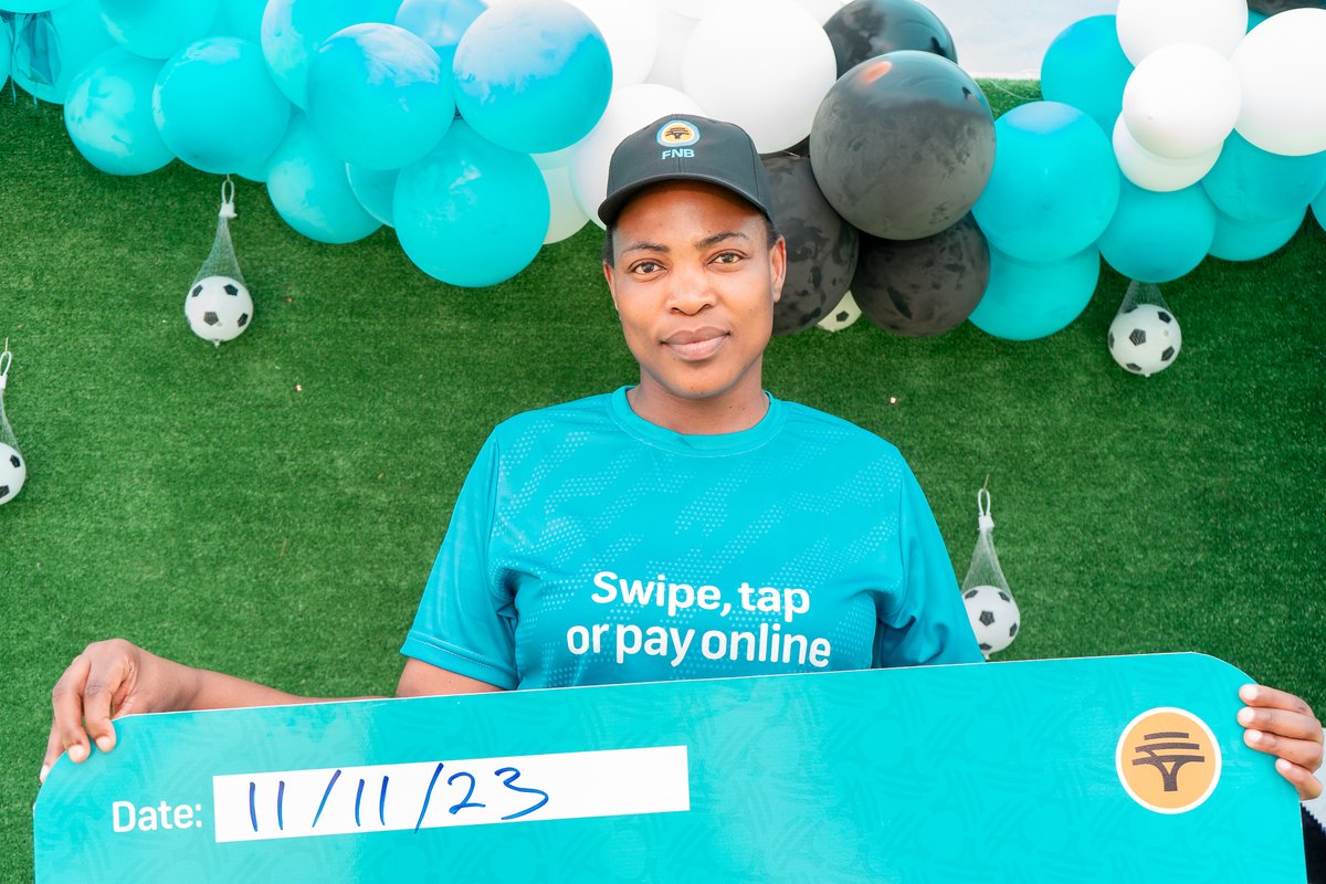 FNB_Botswana's tweet photo. Congratulations to #FNBSwipeAndWin winners from today in Francistown:
Thabo Basupi: BWP 50,000.00
Reolebogile Phuu: BWP 5,000.00
Leana Rees: BWP 5,000.00
Use your FNB Visa card for a chance to win a share of P1 Million between Nov 1, 2023, and Jan 31, 2024, with Visa. Ts & Cs. https://t.co/TnI6PwEOTl
