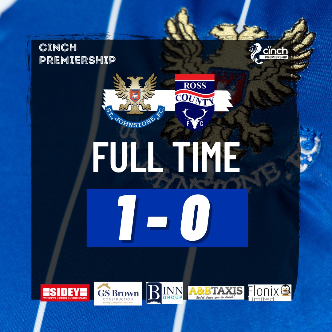 FULL TIME’ I Saints 1-0 County

An excellent team goal finished by Graham Carey wins the game

7 points from the last 3 games move Saints up to 10th

#SJFCLive #CinchPremiership