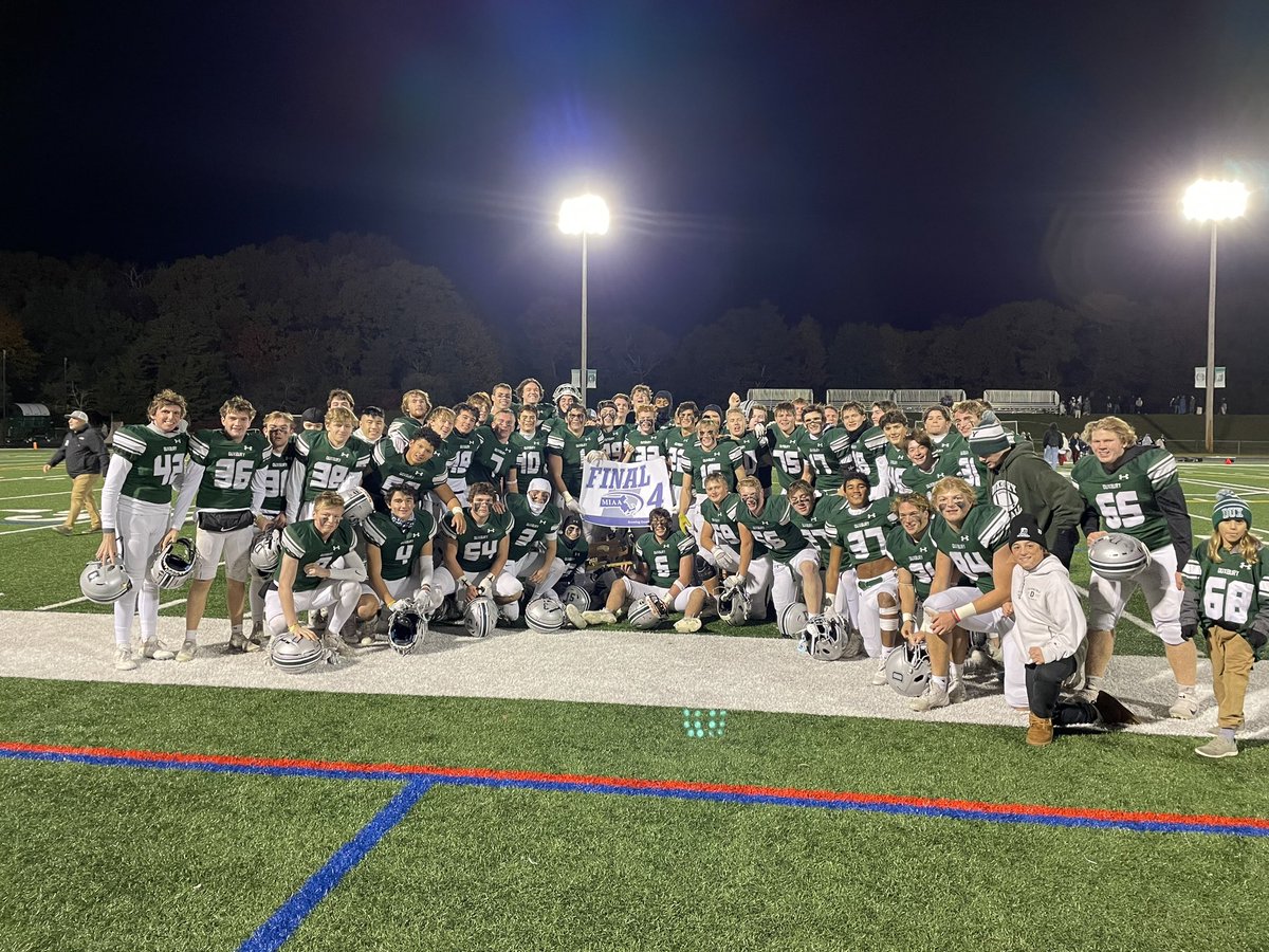 Great work this week by the team and coaches to advance to the Final Four for the 3rd straight year. <a href="/MIAA033/">MIAA</a> <a href="/DuxHSFootball/">Duxbury HS Football</a>