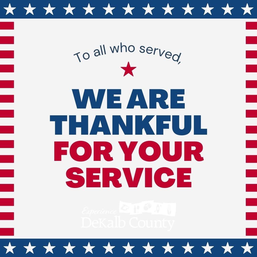 We salute and thank all who served our  🇺🇸! 
Free meals for Veterans at the Genoa Vets Club, DeKalb and Sycamore Elks, Farandas/ Lincoln Inn
Back County Roads at the DeKalb American Legion 7pm
For more details visit our website dekalbcountycvb.com
