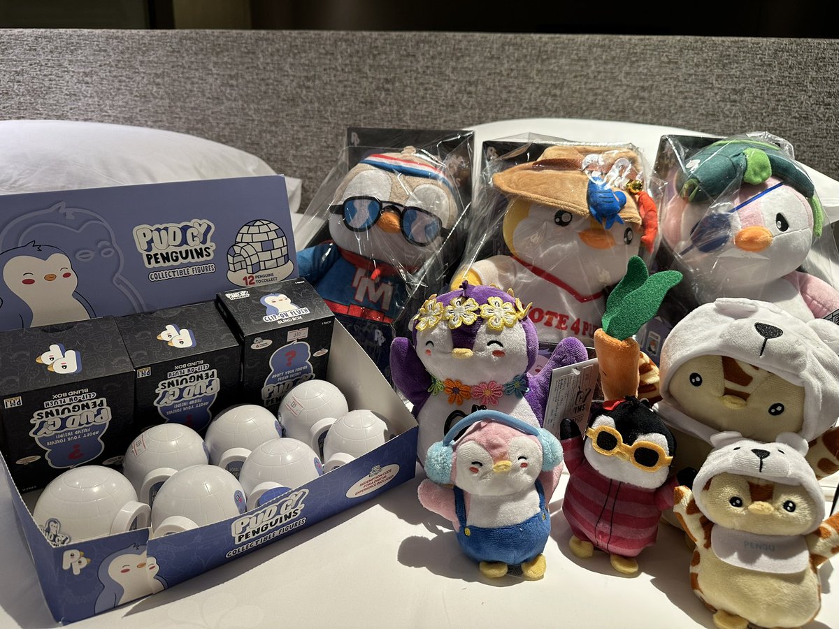 Had to full sweep all the @pudgypenguins plushies available at @BGTHOfficial ! If used well, IP can do such wonders.